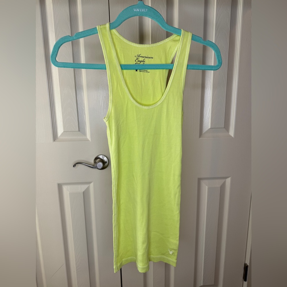 American Eagle tank yellow jr size small